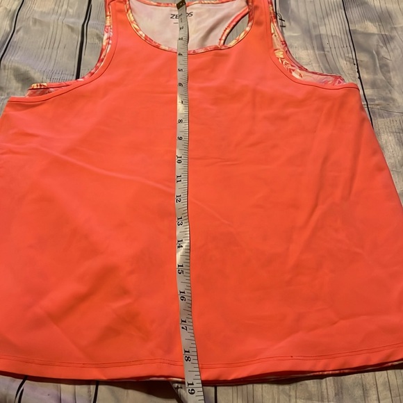 Zelos woman’s tropical tank top size medium - Picture 4 of 7